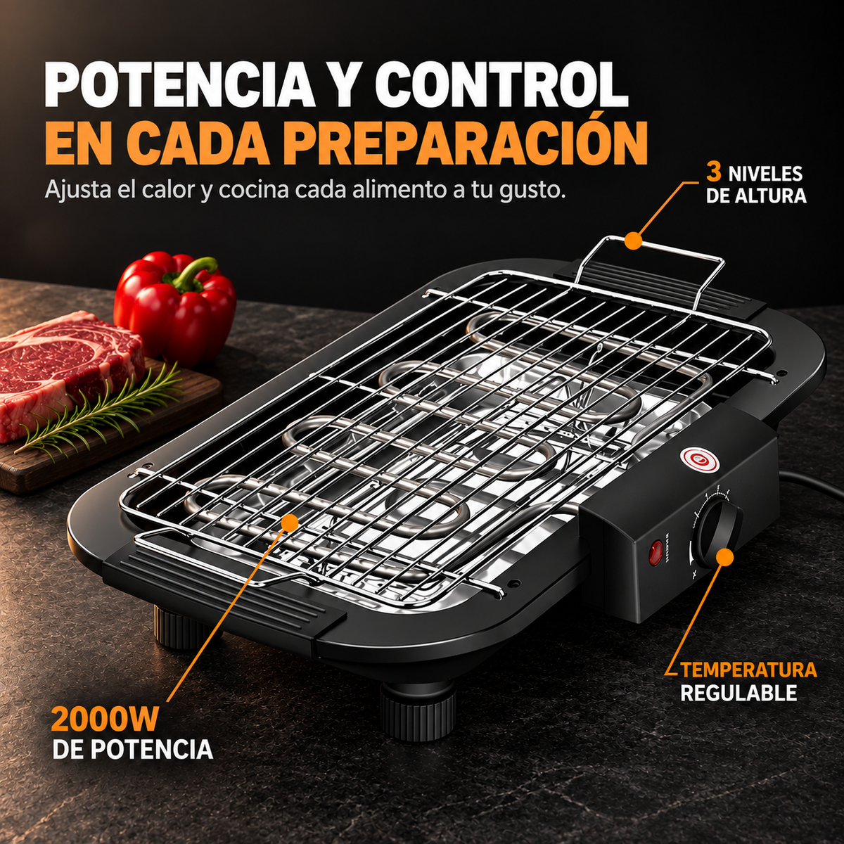 Parrilla Eléctrica Portátil | Parrilladas Fáciles en Cualquier Lugar