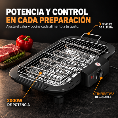 Parrilla Eléctrica Portátil | Parrilladas Fáciles en Cualquier Lugar