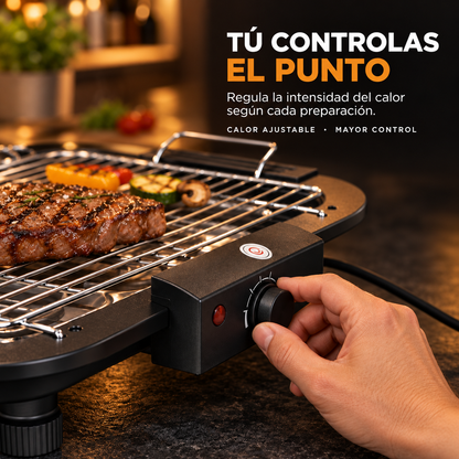 Parrilla Eléctrica Portátil | Parrilladas Fáciles en Cualquier Lugar
