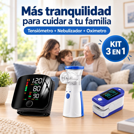 Kit de Salud 3 en 1   Control y Cuidado en Casa