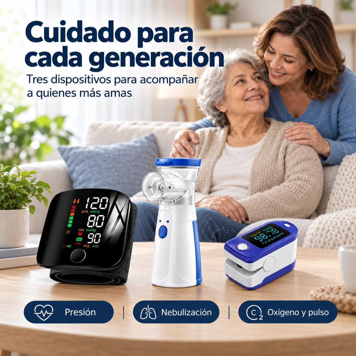 Kit de Salud 3 en 1   Control y Cuidado en Casa