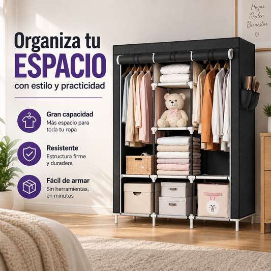 Ropero Organizador Multiuso | Más Espacio y Sin Complicaciones