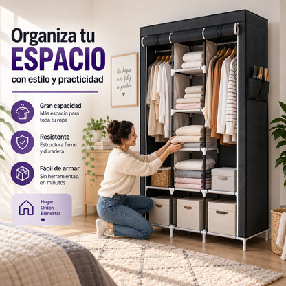 Ropero Organizador Multiuso | Más Espacio y Sin Complicaciones